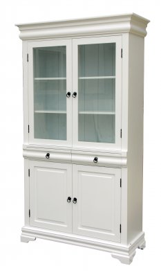 vitrinskåp vitt